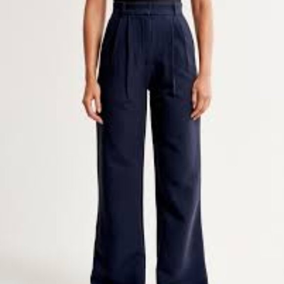 Abercrombie Tailored Wide Leg Pants - Picture 2 of 2